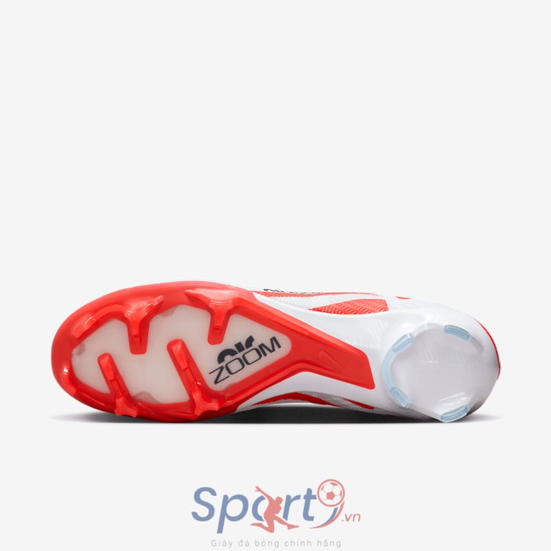 Nike Mercurial Vapor 15 Elite FG - Trắng đỏ - DJ4978-600